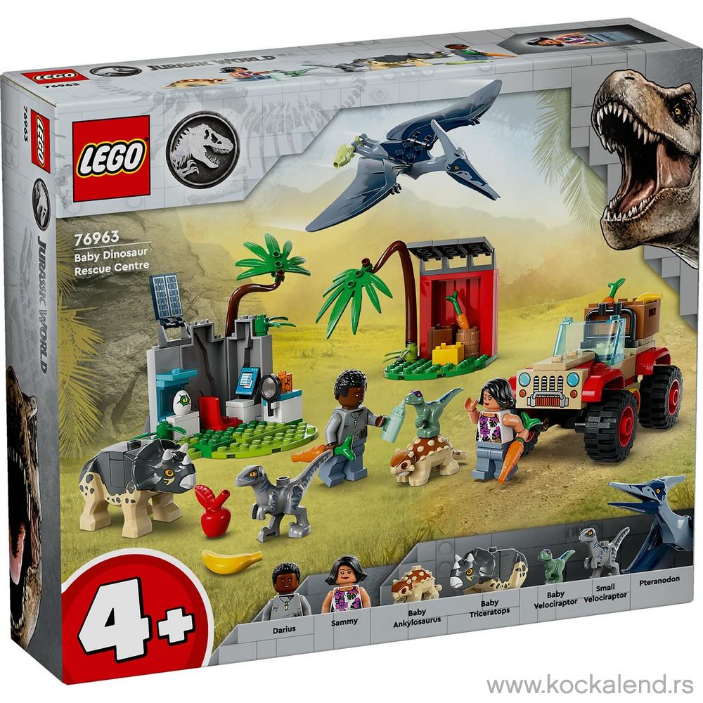 LEGO JURASSIC WORLD BABY DINOSAUR RESCUE CENTER 