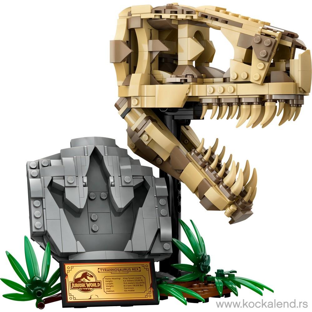 LEGO JURASSIC WORLD DINOSAUR FOSSILS T REX SKULL 