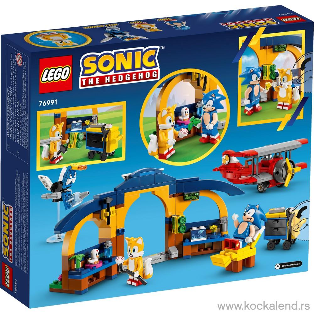 LEGO SONIC TAILS WORKSHOP AND TORNADO PLANE 