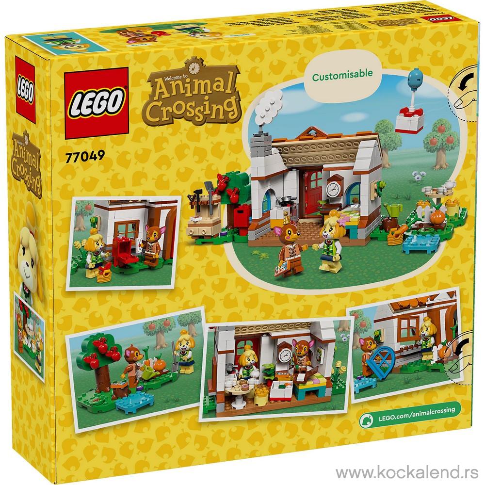 LEGO ANIMAL CROSSING ISABELLES HOUSE VISIT