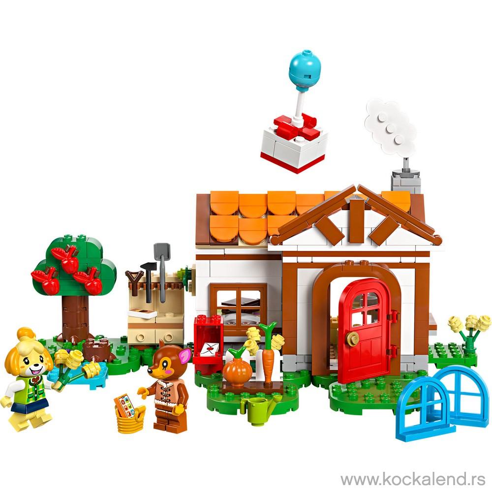 LEGO ANIMAL CROSSING ISABELLES HOUSE VISIT 