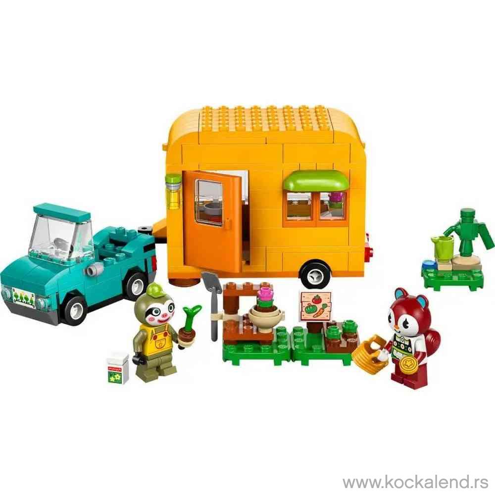 LEGO ANIMAL CROSSING LEIFS CARAVAN  AND  GARDEN SHOP 
