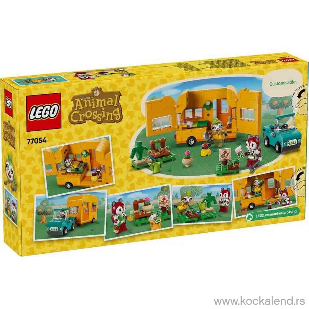 LEGO ANIMAL CROSSING LEIFS CARAVAN  AND  GARDEN SHOP 