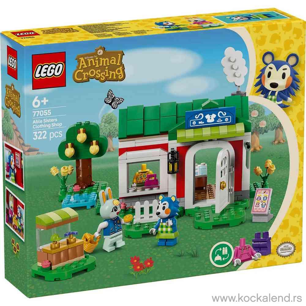 LEGO ANIMAL CROSSING ABLE SISTERS CLOTHING SHOP